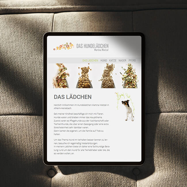 Das Hundelädchen - Tablet Das Hundelädchen - Tablet