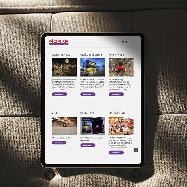 NORKA Automation - Tablet